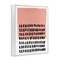 Stupell Industries Pink Dotted Pattern Framed Giclee Wall Art Design by Michael Willett